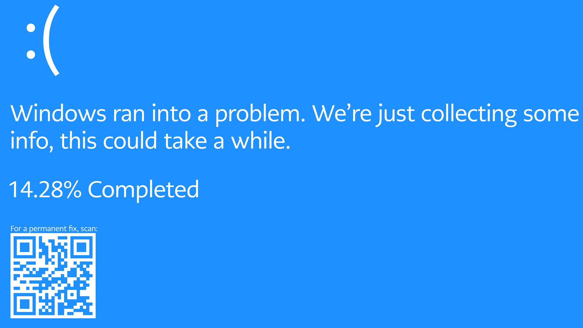 Bluescreen of death
